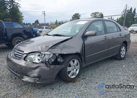 2003 Toyota Corolla S z USA, uszkodzony, nr VIN 1NXBR32EX3Z101645
